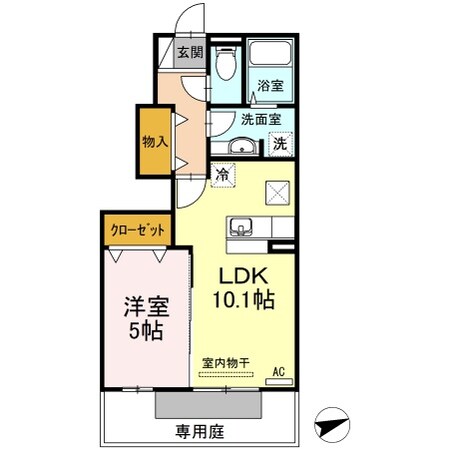 ヴァン ヴェールの物件間取画像